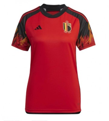 Maillot de foot Belgique Domicile Femmes Monde 2022 Manches Courte